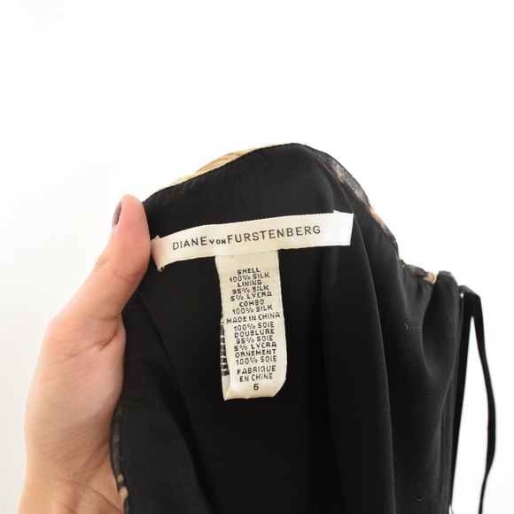 ❌SOLD❌DVF Silk Strapless Fit & Flare Mini Dress - Picture 6 of 6